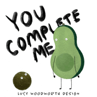 I Love You Cartoon GIF by Lucy Woodworth Design