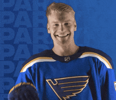 Hockey Player Hello GIF by St. Louis Blues