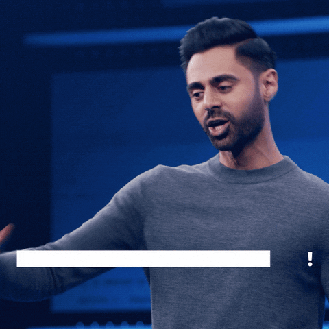 get out of here hasan minhaj GIF