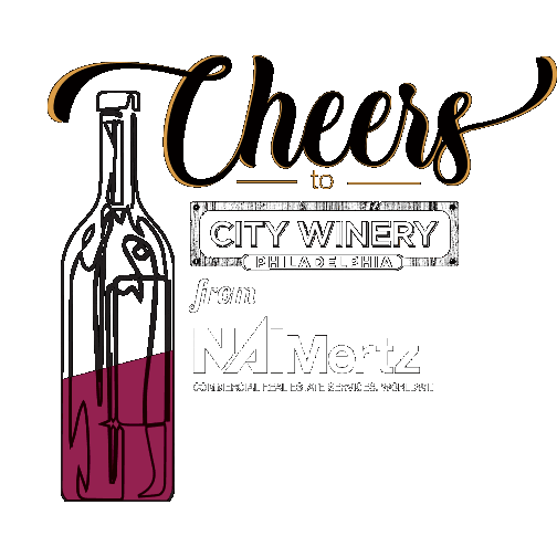City Winery Cheers Sticker by NAI Mertz