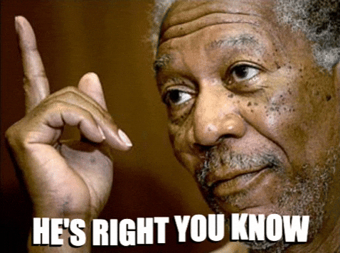 Giphy - Pointing Up Morgan Freeman GIF by MOODMAN