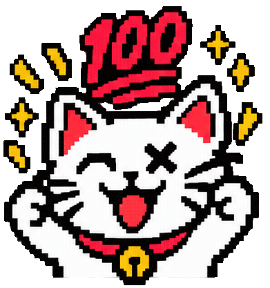 Cat Celebrate Sticker