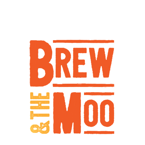 Brew and the Moo Sticker
