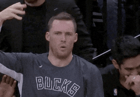 Minnesota Timberwolves Reaction GIF by Milwaukee Bucks