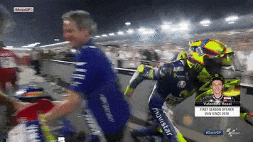 Valentino Rossi Party GIF by MotoGP™