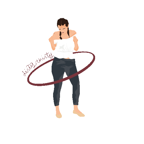 Hulahoop Sticker