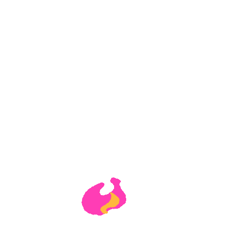 Fire Burn Sticker by HOTZIPANG Inc.