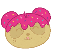 PandiThePanda happy kawaii sweet bear Sticker