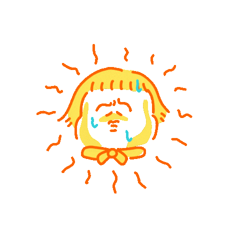 暑い Sticker