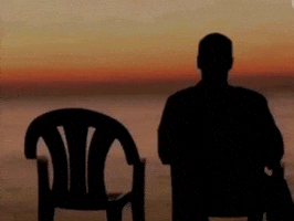 Sunset Pondering GIF