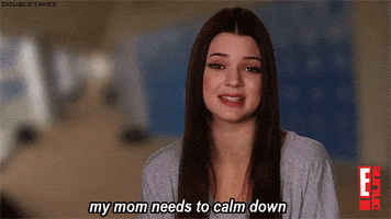 Calm Down Kendall Jenner GIF