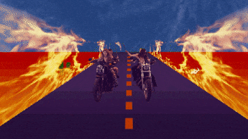 Video Game Motorcycle GIF by Black Mountain
