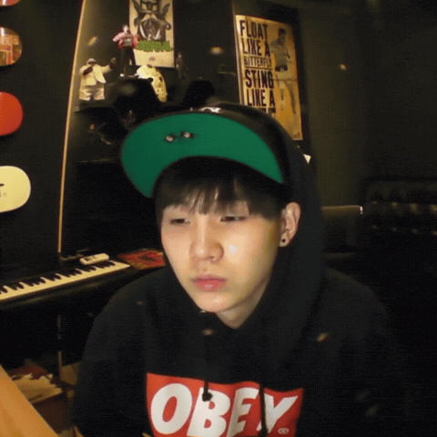 Agust D Emo GIF