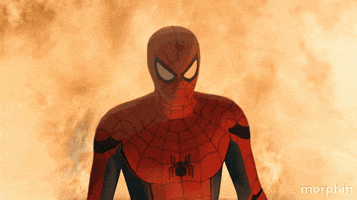Burning Spider-Man GIF by Morphin