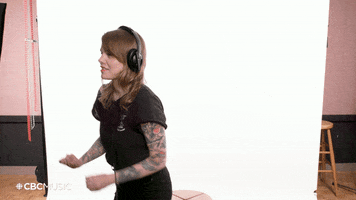 CBCMusic music dancing tattoos headphones GIF