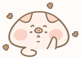Pig Hello GIF by 豚豚TunTun