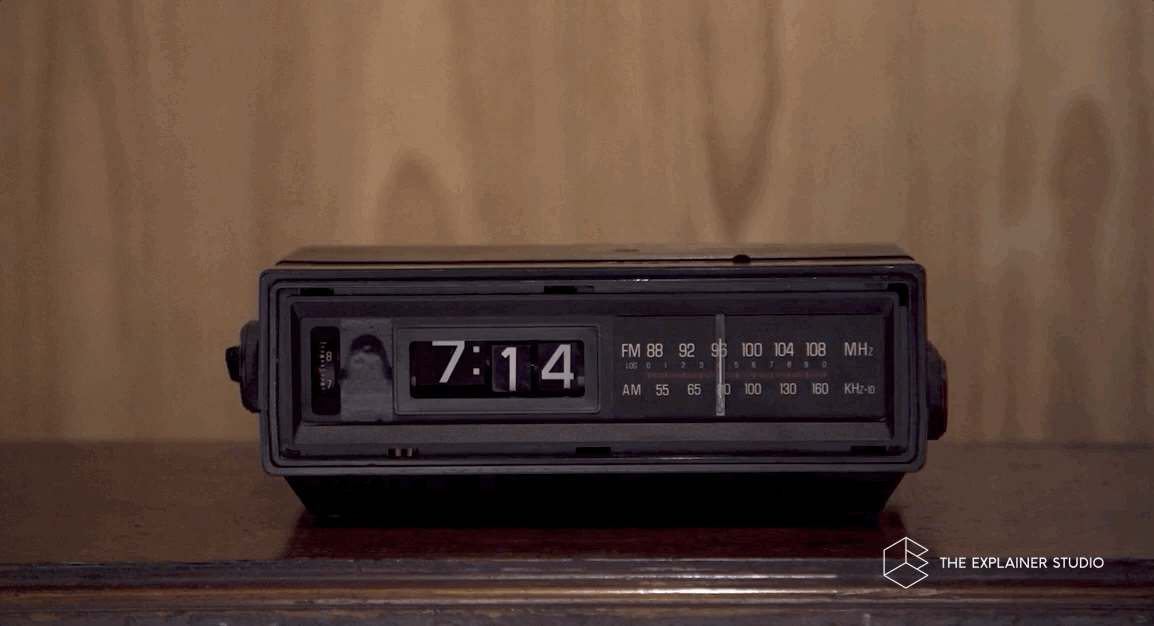 Clock Alarm GIF by The Explainer Studio