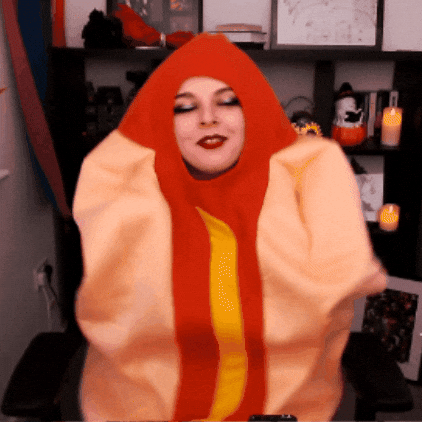 Hotdog Happy Wiggle GIF