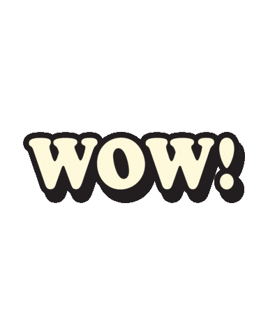 Text Wow Sticker by christianthecreative