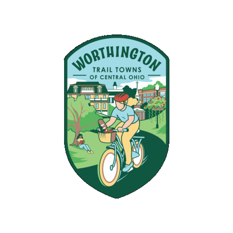 Cog Worthington Sticker by Central Ohio Greenways