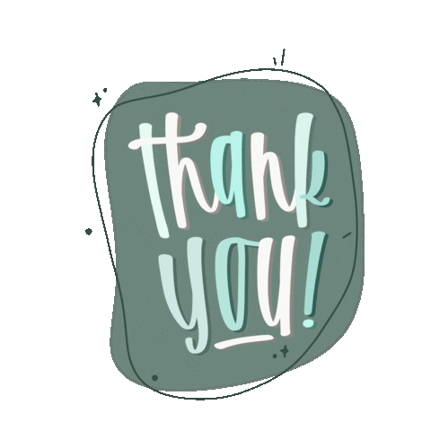 Thanks Thank You Sticker