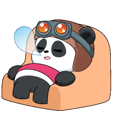 Sleep Panda Sticker