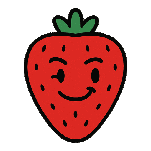 Strawberry Frutilla Sticker