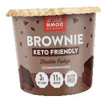 Keto Friendly Sticker by UpsideDownBakery