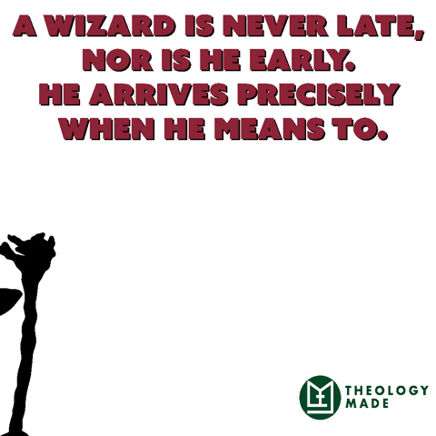 Lord Of The Rings Wizard GIF by Theology Made