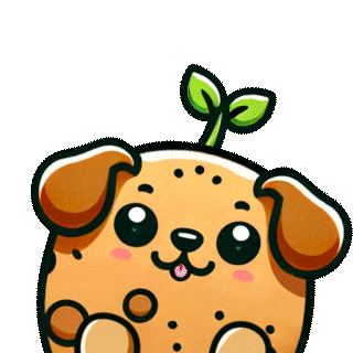 Pawtato Sticker