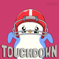 American Football Win GIF by Pudgy Penguins