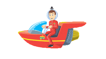 Travel Spaceship Sticker by The Wiggles