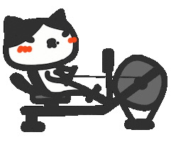 Cardio Row Sticker by yomoyeah
