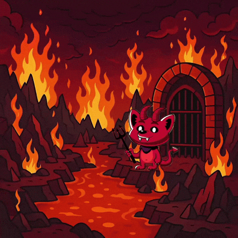 Devil Satan GIF by Hero Galaxy NFT