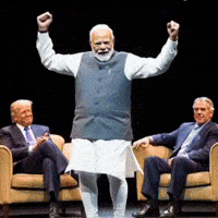 Donald Trump India GIF by Indian National Congress