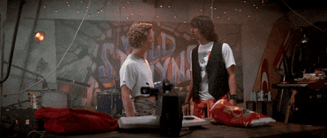 Bill And Ted High Quality GIF