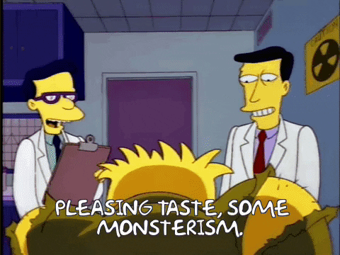 When you get a job testing dangerous food additives : r/SimpsonsFaces