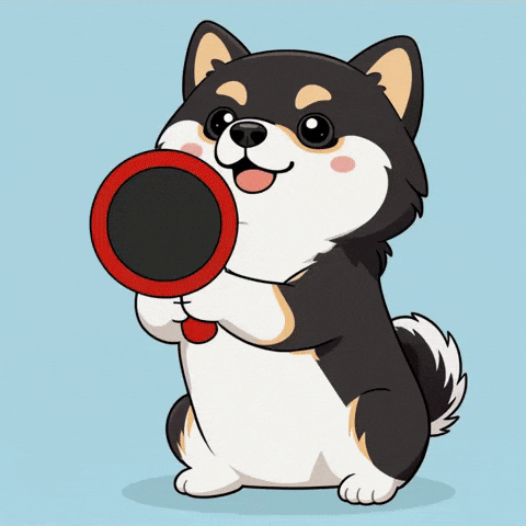 I Love You Cute Dog GIF by Manyu