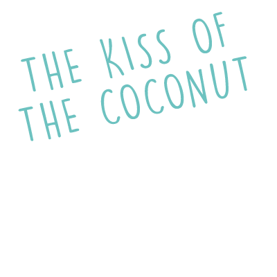 Beach Kiss Sticker by Mangaroca Batida de Côco