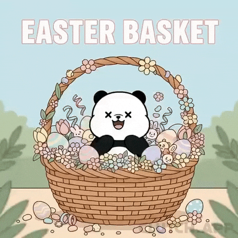 Easter Bunny GIF by Kanpai Pandas