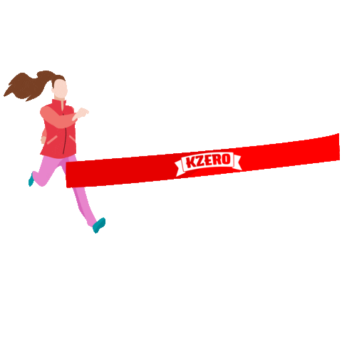 Run Correr Sticker by Pollos Kzero