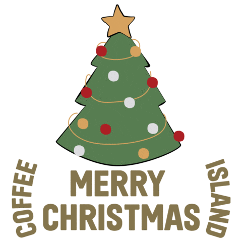 Merry Christmas Sticker by Coffee Island Cyprus