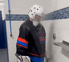 Hockey Goalie Crying In The Shower GIF by Talking Hockey