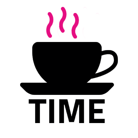 Pink Coffee Sticker by Elan Media