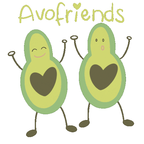 Avocado Avofriend Friends Bestfriends Best Aguacate Concuerdasdeamor Sticker