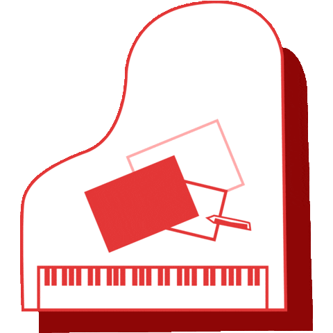 Piano Eugeneoneill Sticker by Eugene O'Neill Theater Center
