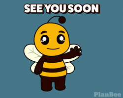 See Ya Soon Peace Out GIF by Plan Bee Studios
