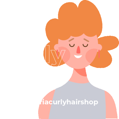Mariacurlyhair Sticker by oilymoilyshop