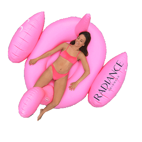 Summer Pink Sticker by Radiance Swimwear