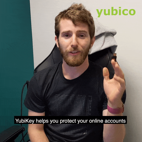 Yubico cybersecurity mfa fido linustechtips GIF